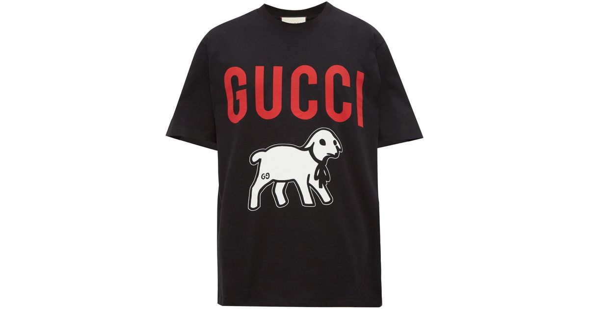 Gucci Oversized T-shirt With Lamb in 