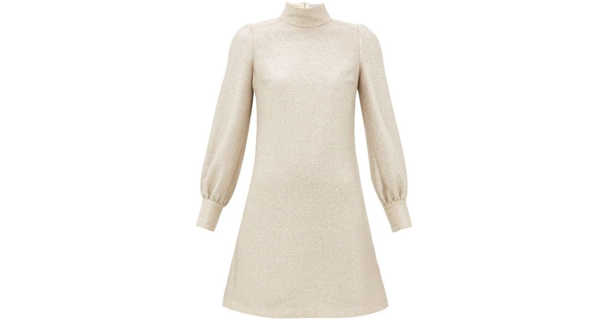bella freud gold dress