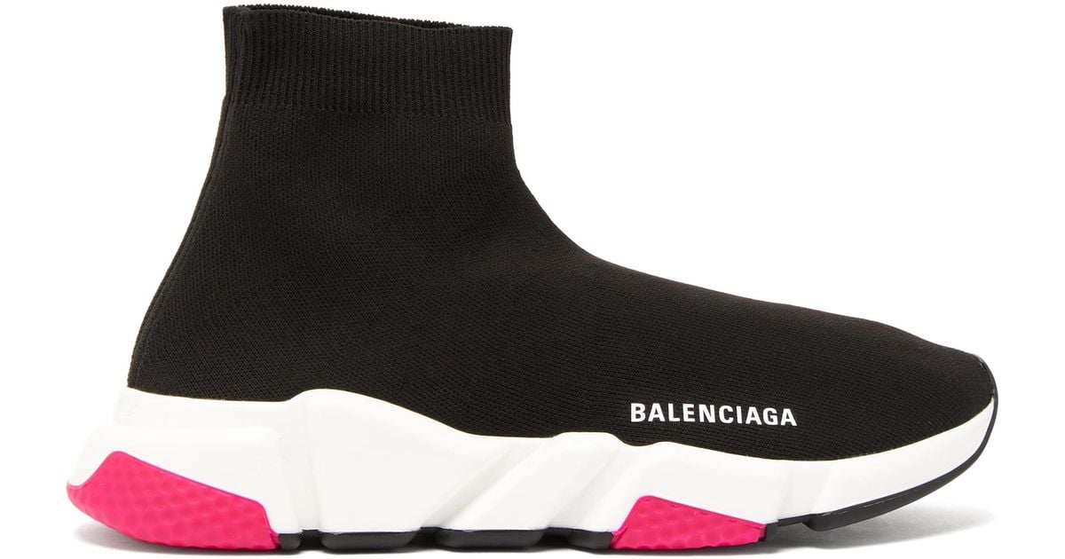 balenciaga sock shoes pink