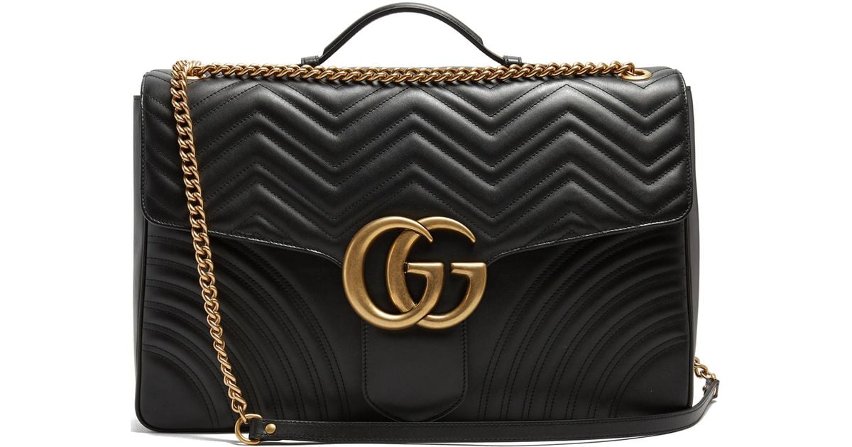 Gucci Gg Marmont Maxi Quilted-leather 