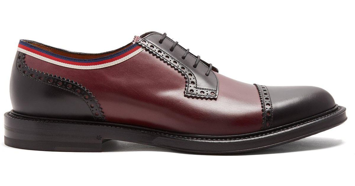Gucci Beyond Leather Derby Shoes for Men Lyst