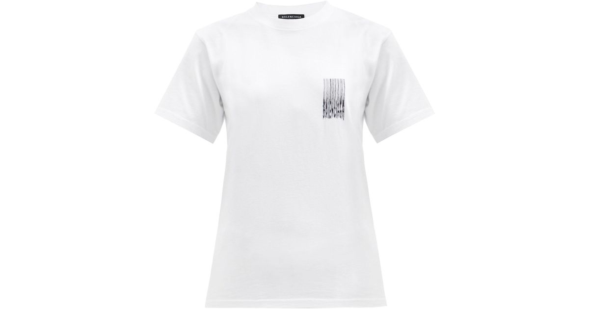 balenciaga barcode shirt