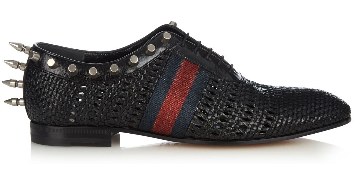 gucci spike loafer