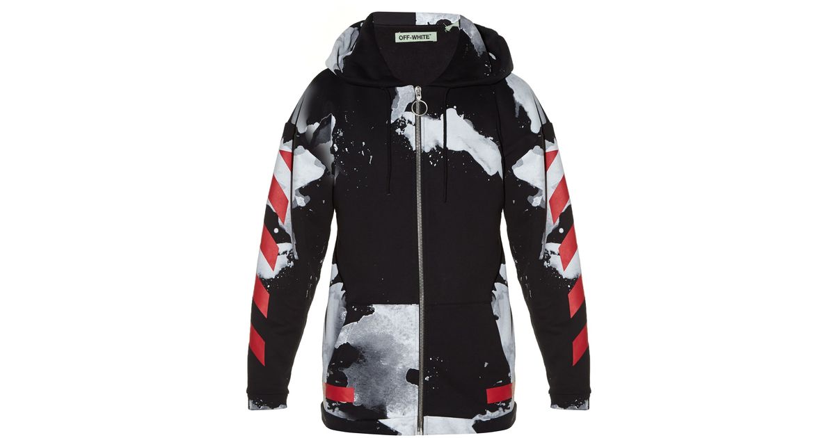 off white liquid hoodie