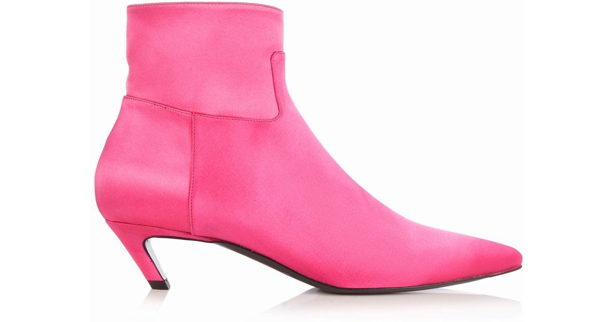 balenciaga bottes rose