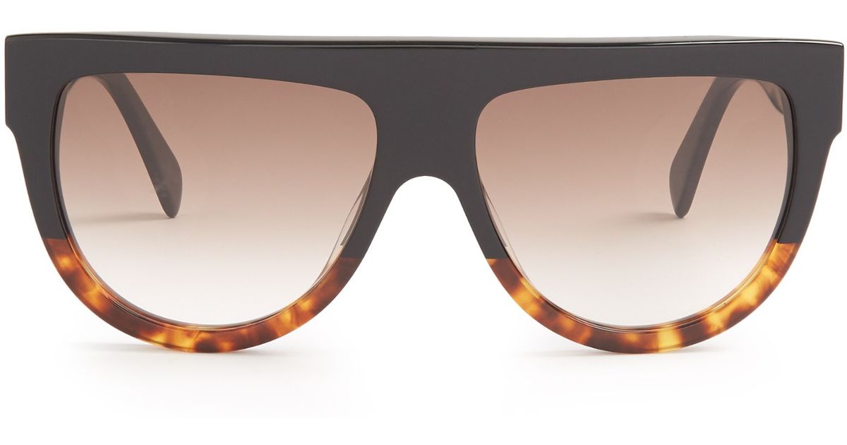 Celine Dframe Flattop Sunglasses in Black Lyst Canada