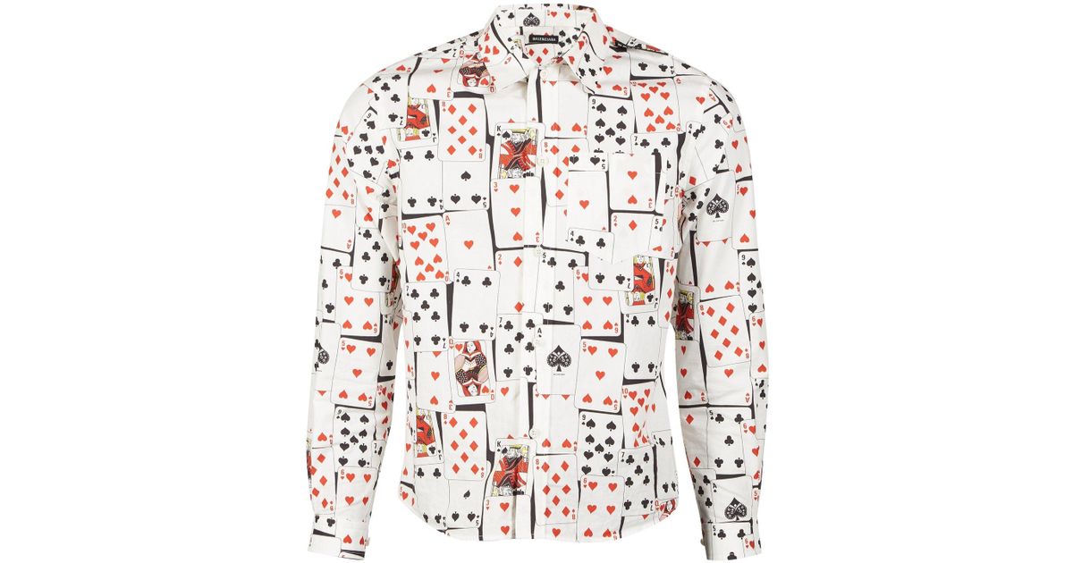 balenciaga poker shirt, OFF 78%,Free 