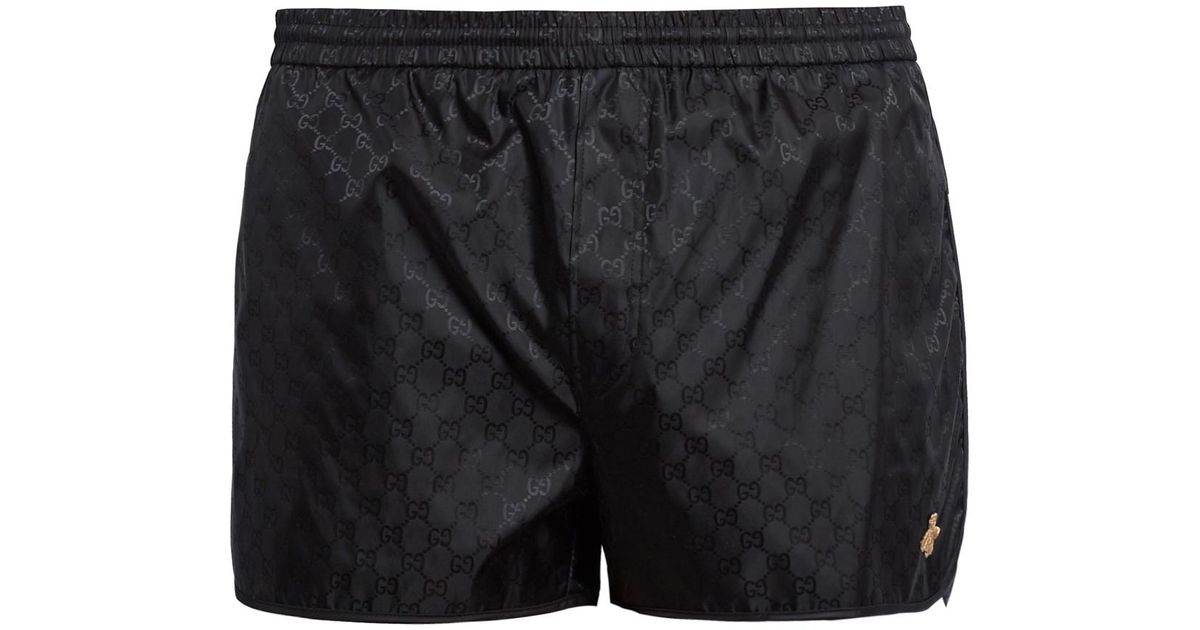 Gucci Synthetic Gg-jacquard Swim Shorts 