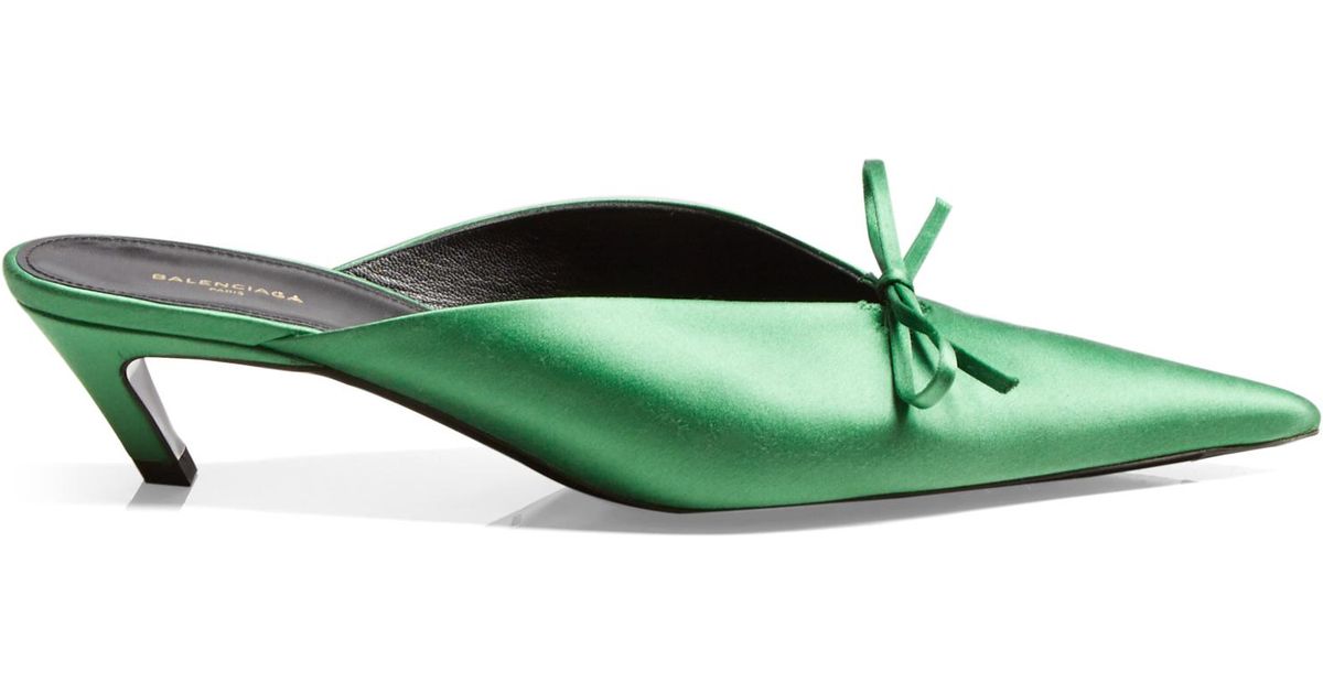 balenciaga scrunch knife mules