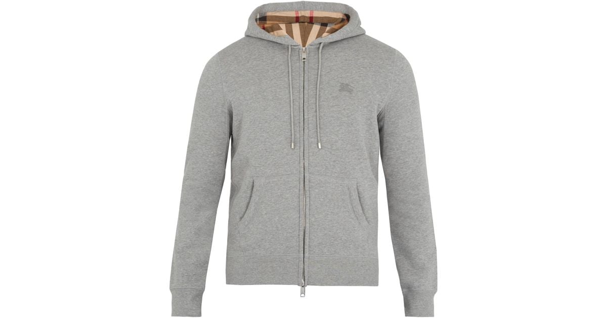 Burberry TB Monogram Fleece Zipped Hoodie - Farfetch