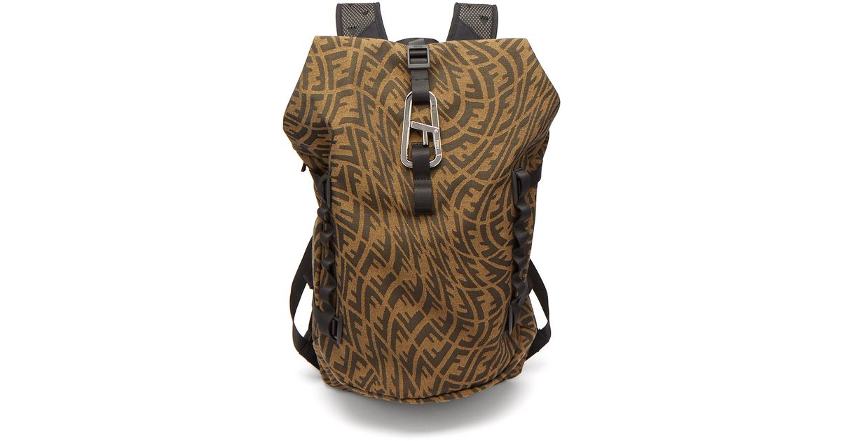 Fendi Ferrino Logo-jacquard Canvas 