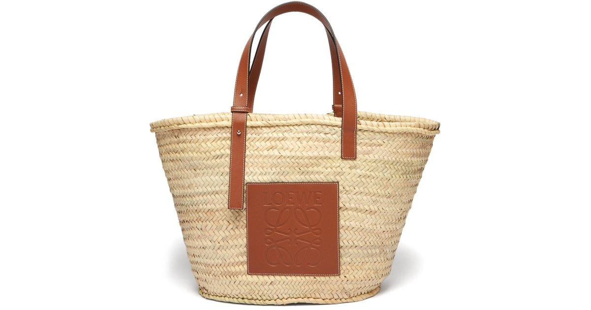 Loewe Large Woven Basket Bag in Natural Lyst Canada