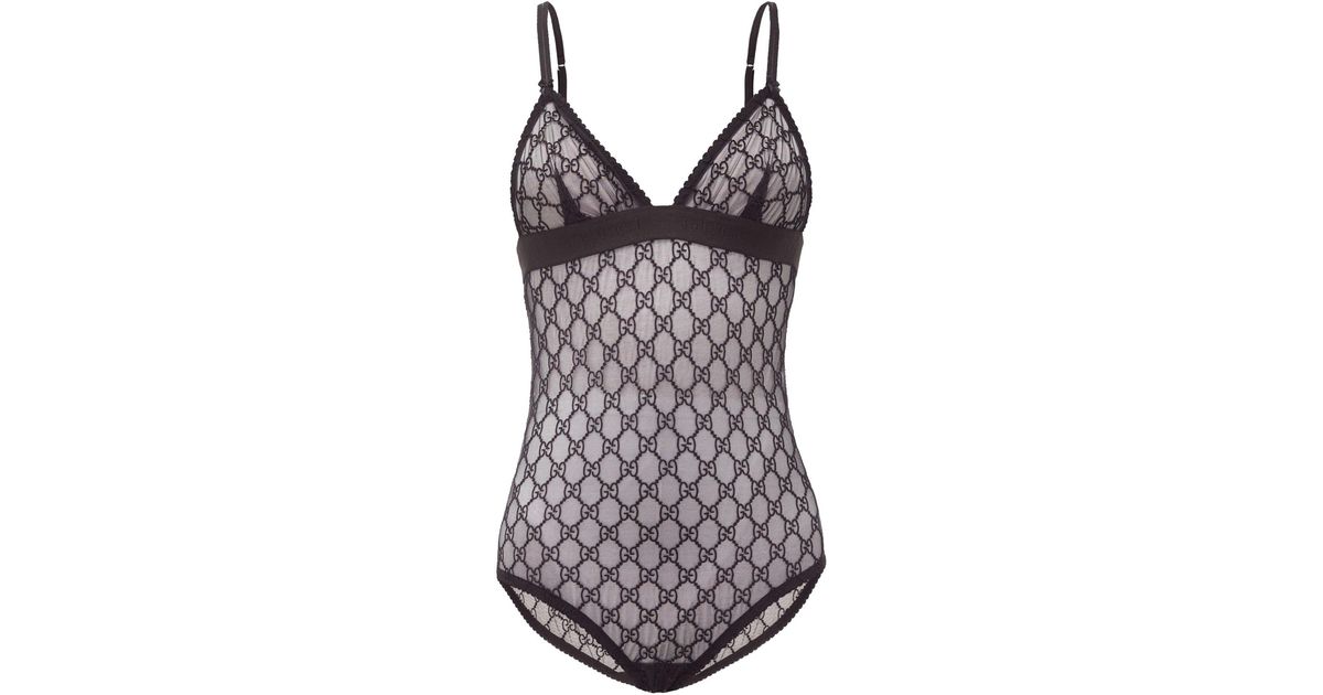 gg tulle bodysuit