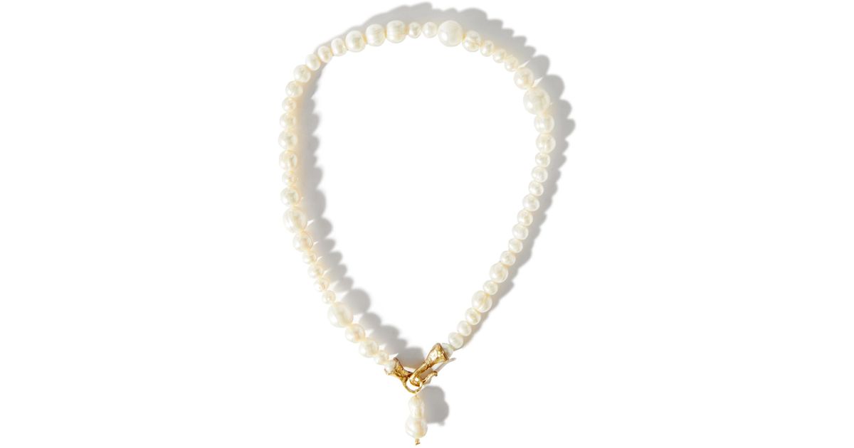 【Anita Berisha】Petite Mix Pearチョーカーネックレス Petite Mix Pearl Collar