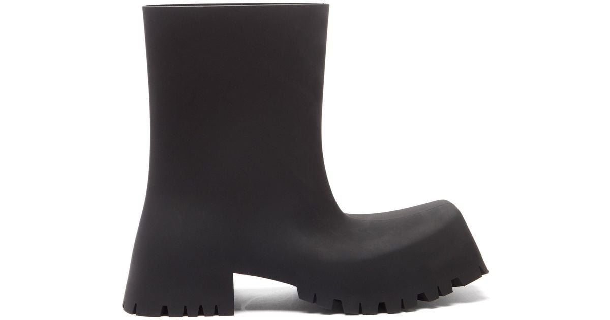balenciaga square toe boots