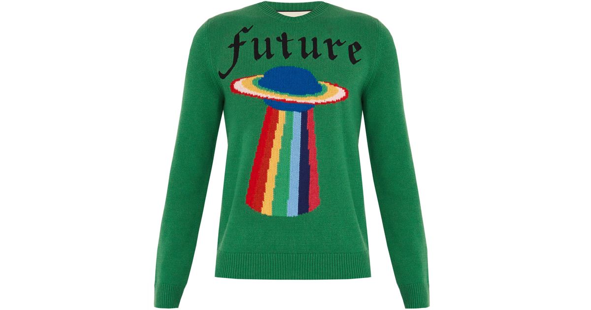gucci spaceship sweater
