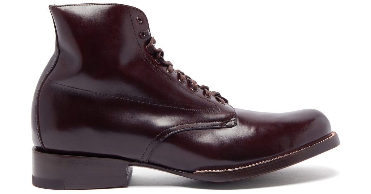 Yuketen Alan Lace-up Leather Boots in 
