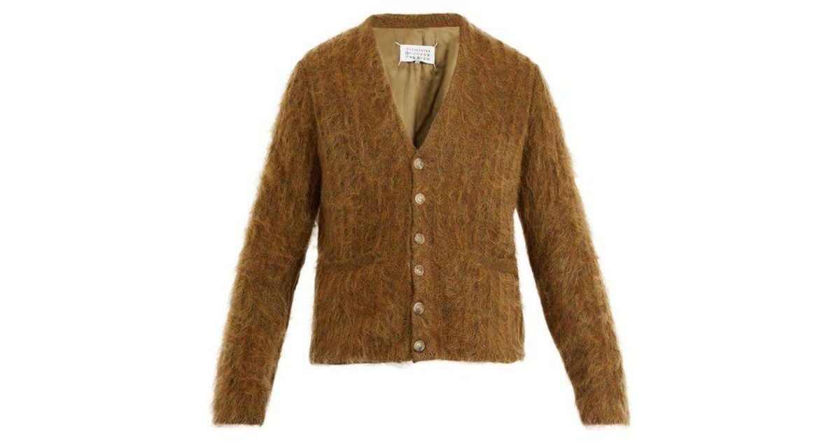 maison margiela mohair cardigan
