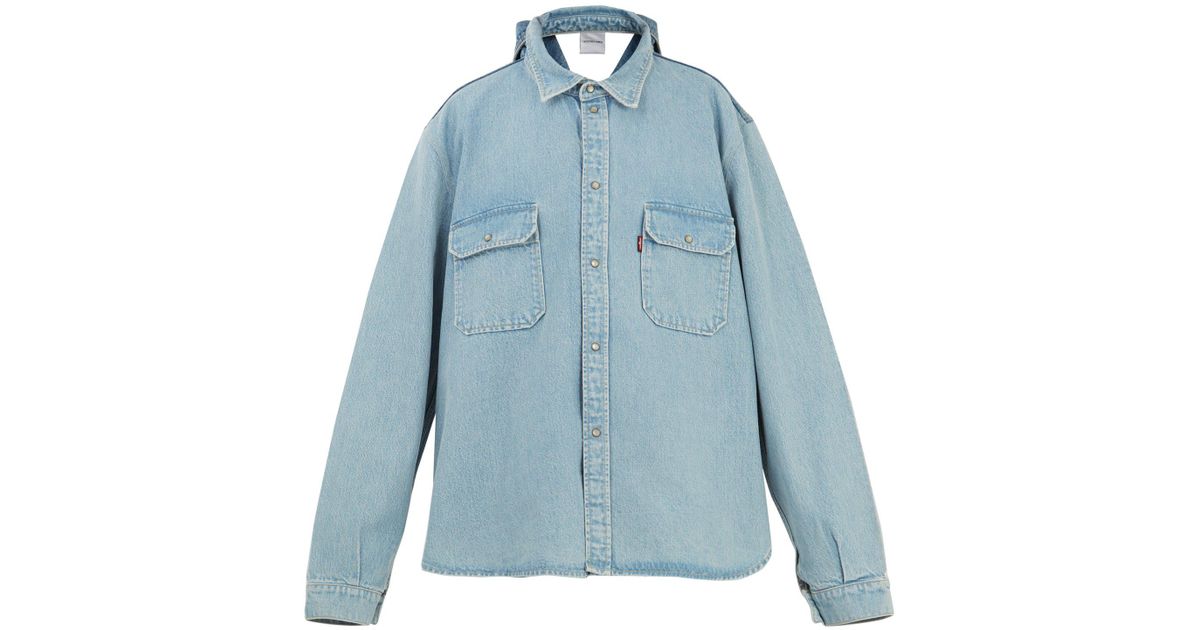 vetements x levi's denim jacket