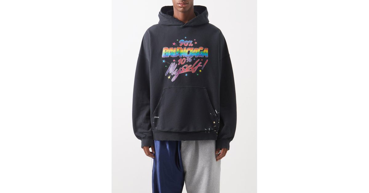 rainbow balenciaga hoodie
