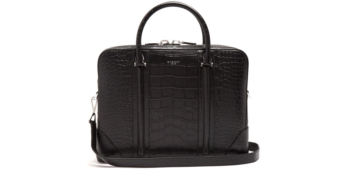 Givenchy Crocodile-effect Leather 