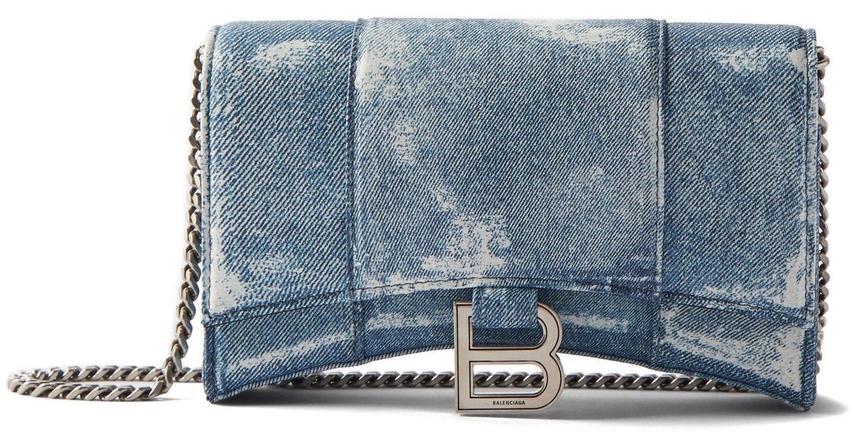 balenciaga denim hourglass