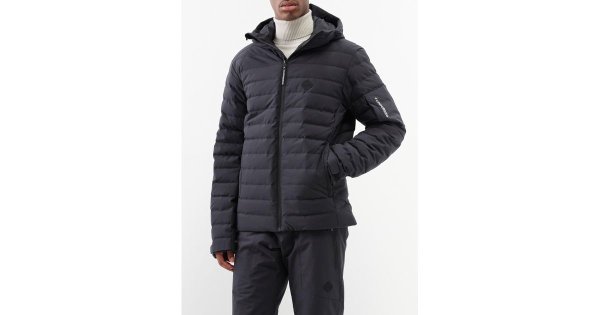 J.Lindeberg Thermic Quilted Down Ski Jacket in Black for Men Lyst
