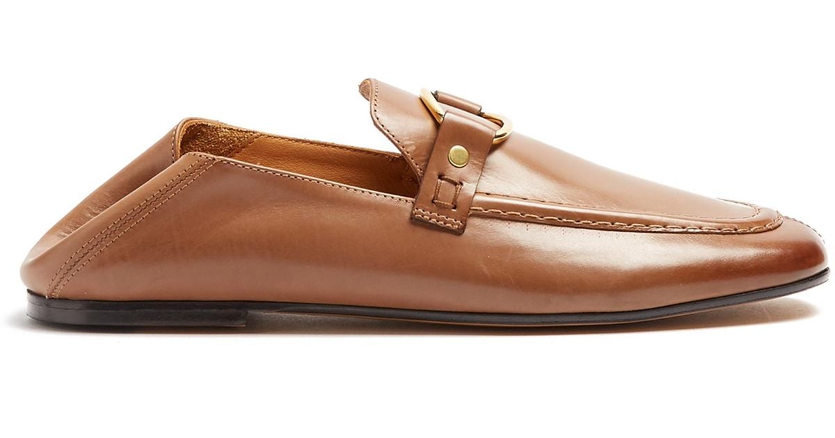 collapsible heel loafers