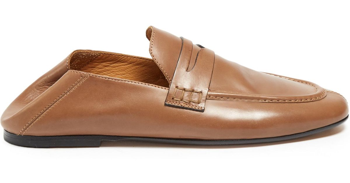 collapsible heel loafers