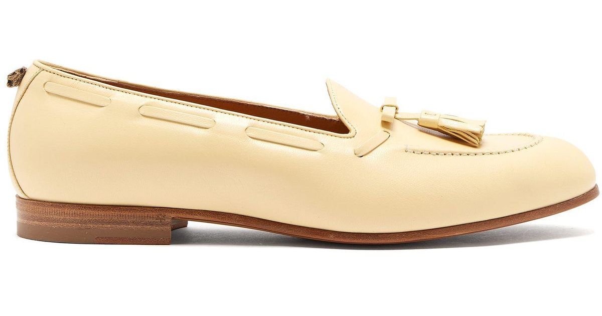 gucci loafers cream