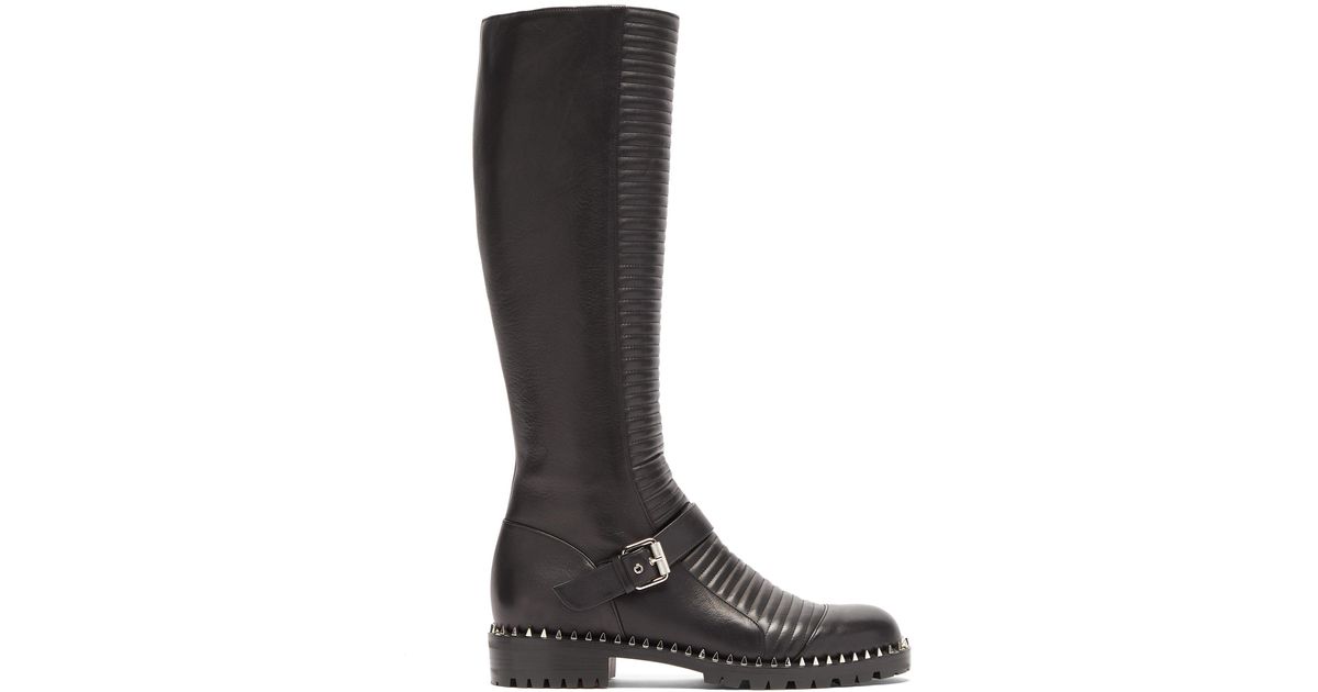 knee high biker boots