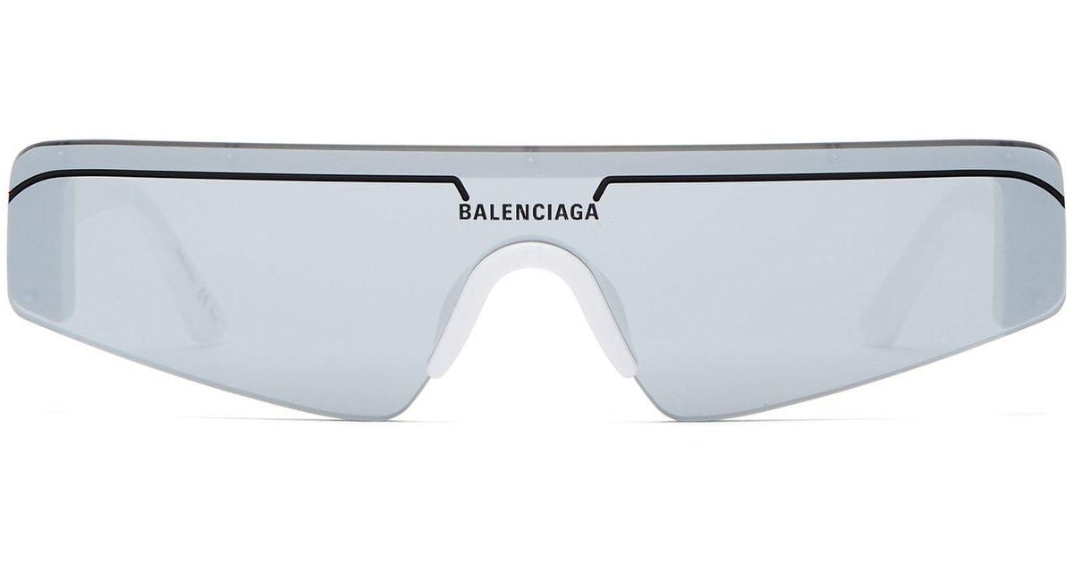 balenciaga shield sunglasses