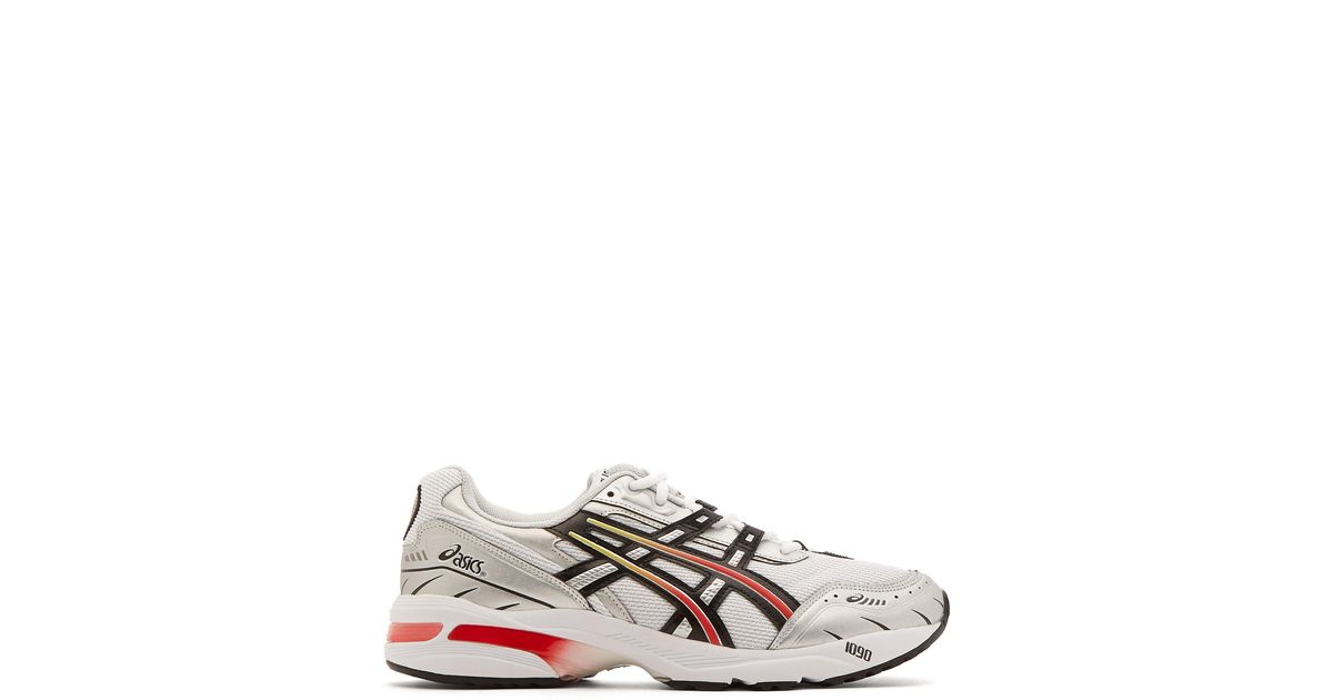 asics black leather trainers