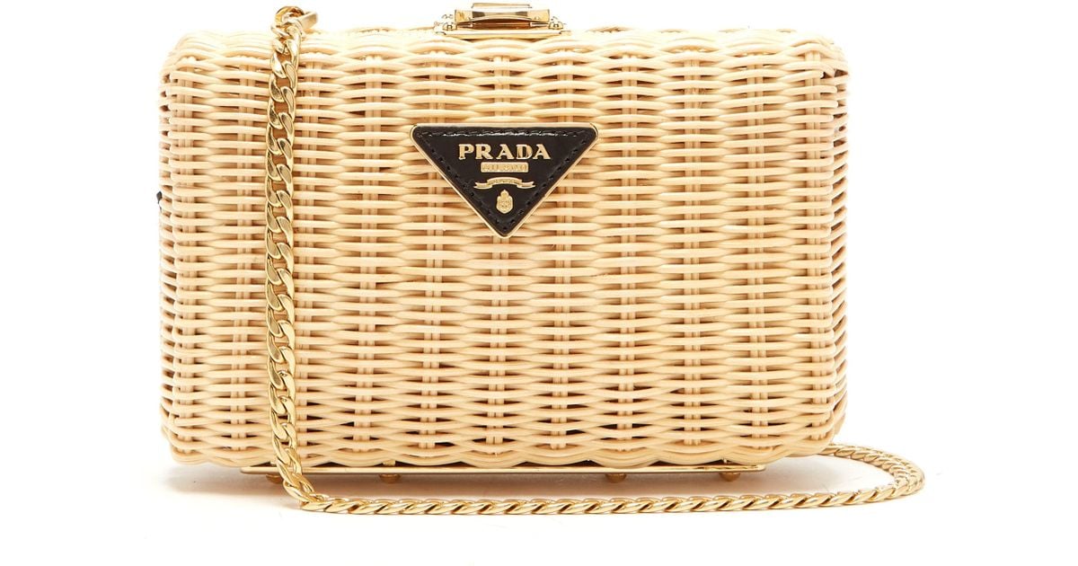 Clutch Prada Woven Madras Multicolor Original - FJW526