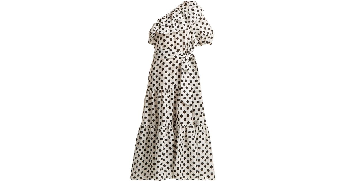 polka dot linen dress