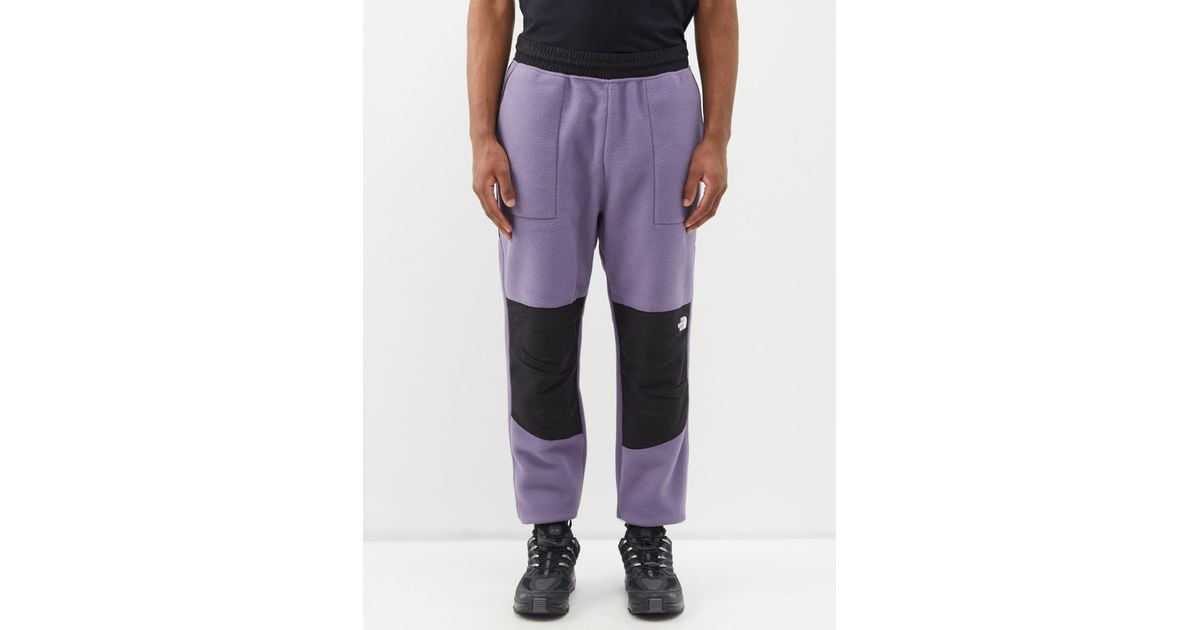 The North Face Denali Fleece And Shell Track Pants in Purple for Men | Lyst