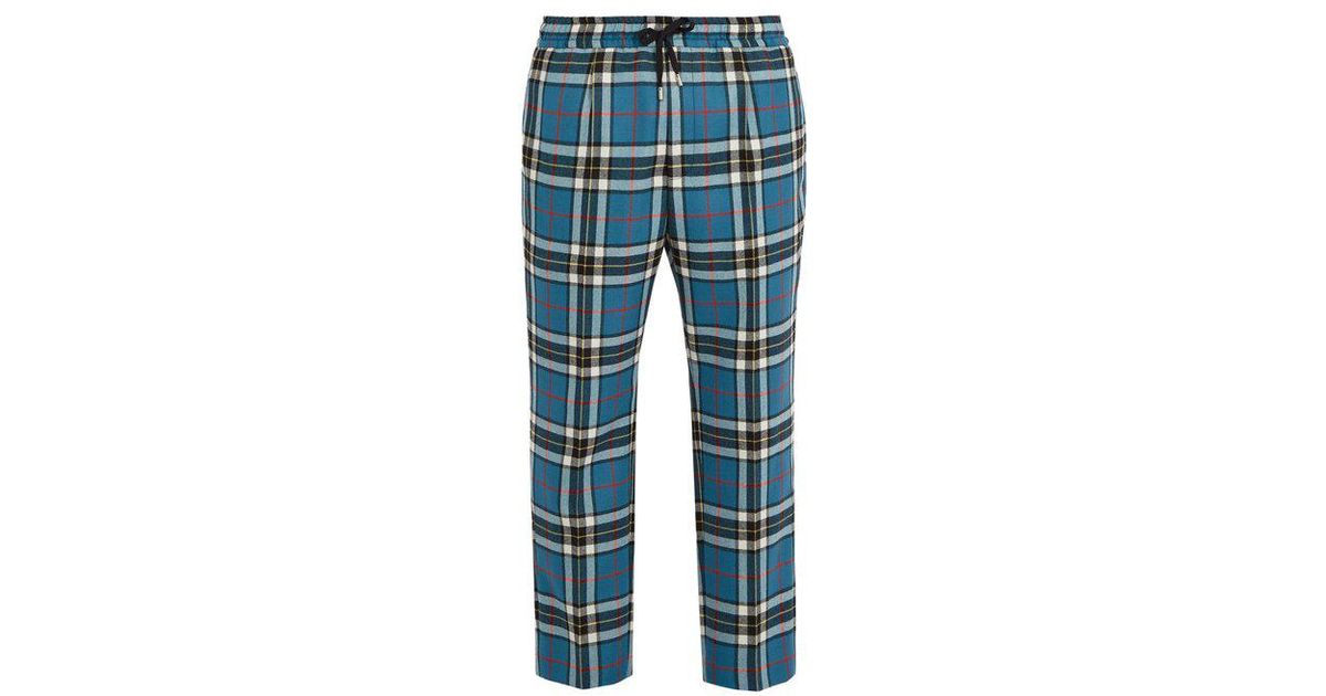 gucci tartan pants