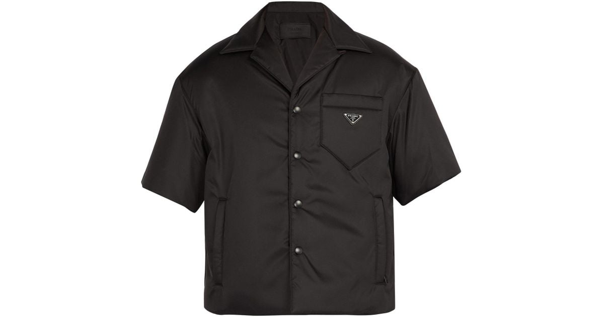 prada silk shirt mens