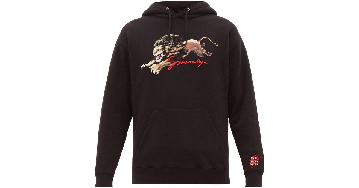 givenchy lion print sweatshirt