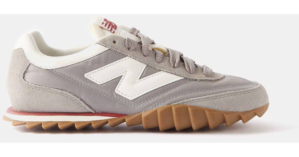 New Balance Rc30 Suede And Leather Trainers in White Lyst Australia