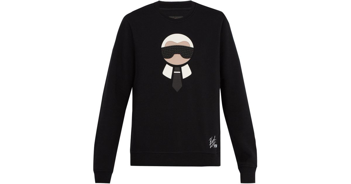 Fendi Karlito Logo-appliqué Wool-blend 