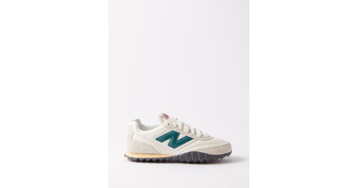 New Balance Rc30 Leather And Suede Trainers in White Lyst Canada