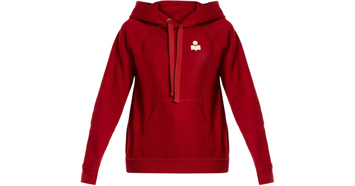 isabel marant red sweatshirt