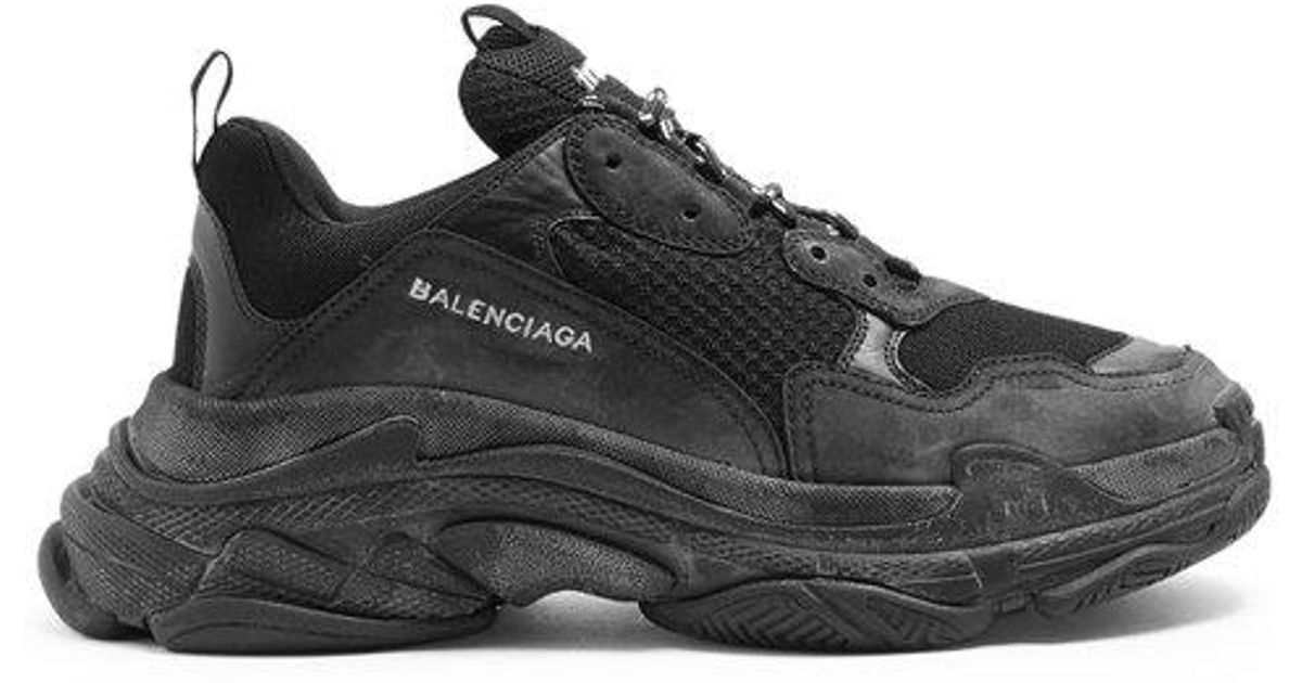 Balenciaga Triple S Low-top Trainers in Black for Men - Lyst