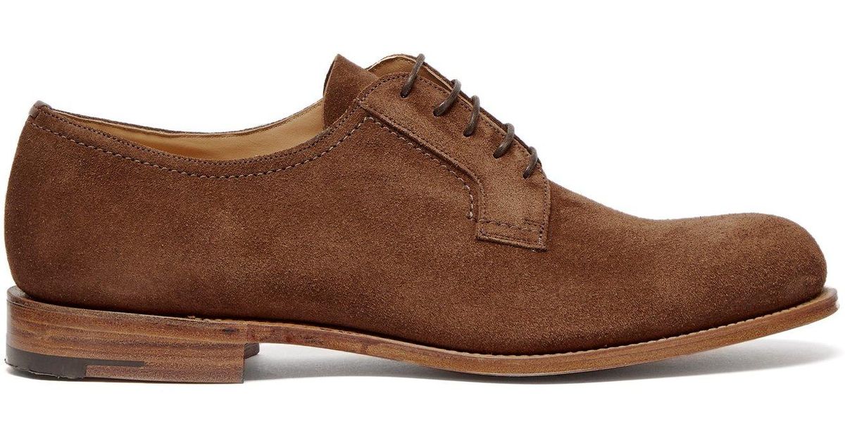 Church's Barkson Suede Derby Shoes in Brown for Men Lyst
