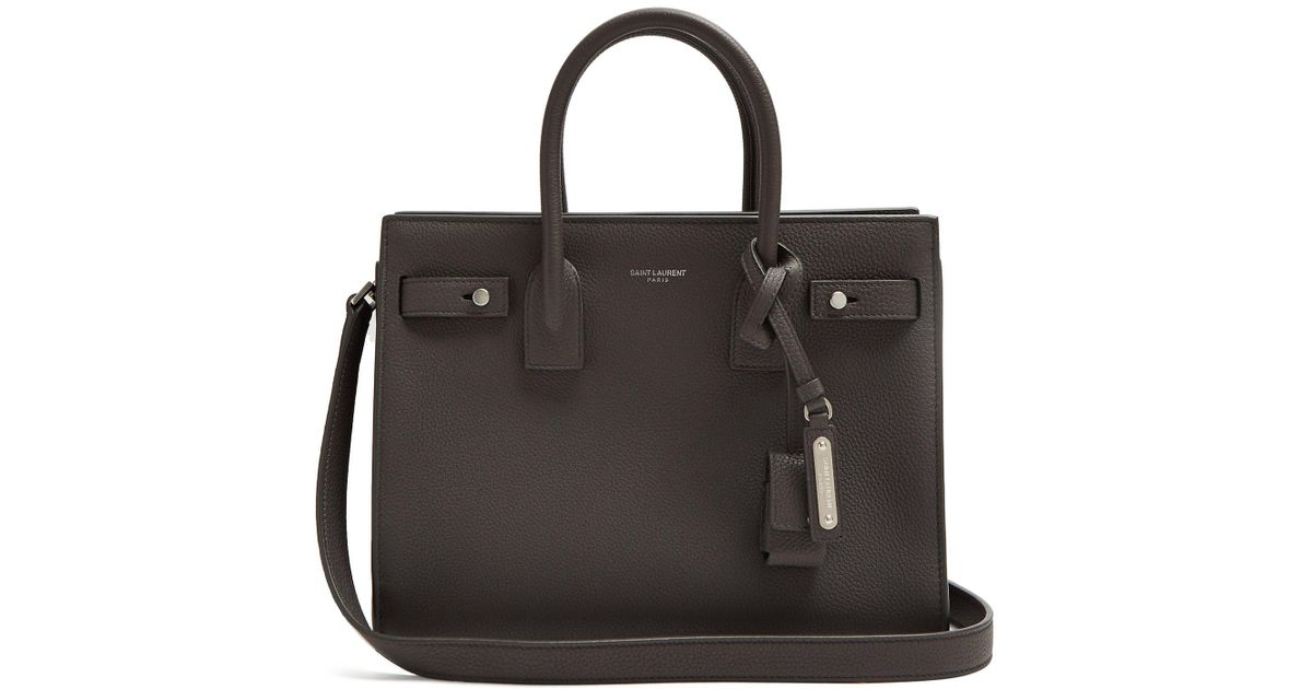 Shop Saint Laurent DOWNTOWN DOWNTOWN BABY TOTE IN GRAINED LEATHER  (635346B680W7715, 635346B680W9207, 635346B680W1000, 635346B680W2721,  635346B680W4227, 635346B680W2346, 635346B680W1202, 635346B680W9832,  635346B680W3316) by puddingxxx