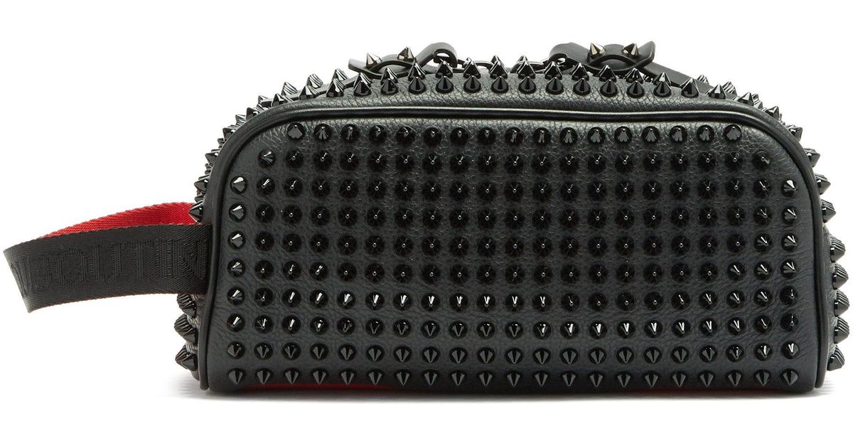 Christian Louboutin Men's Blaster Spike Leather Dopp Kit