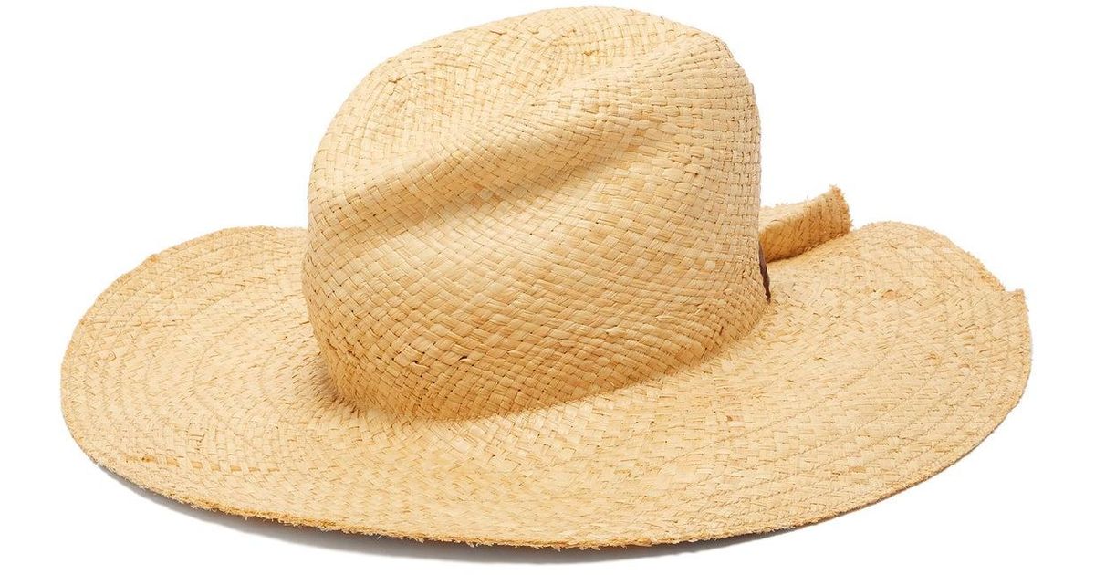 Lola Hats Leather Commando Pleated 