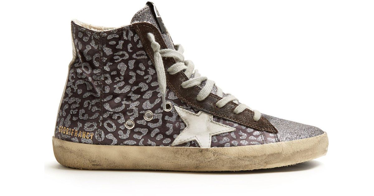 golden goose francy leopard