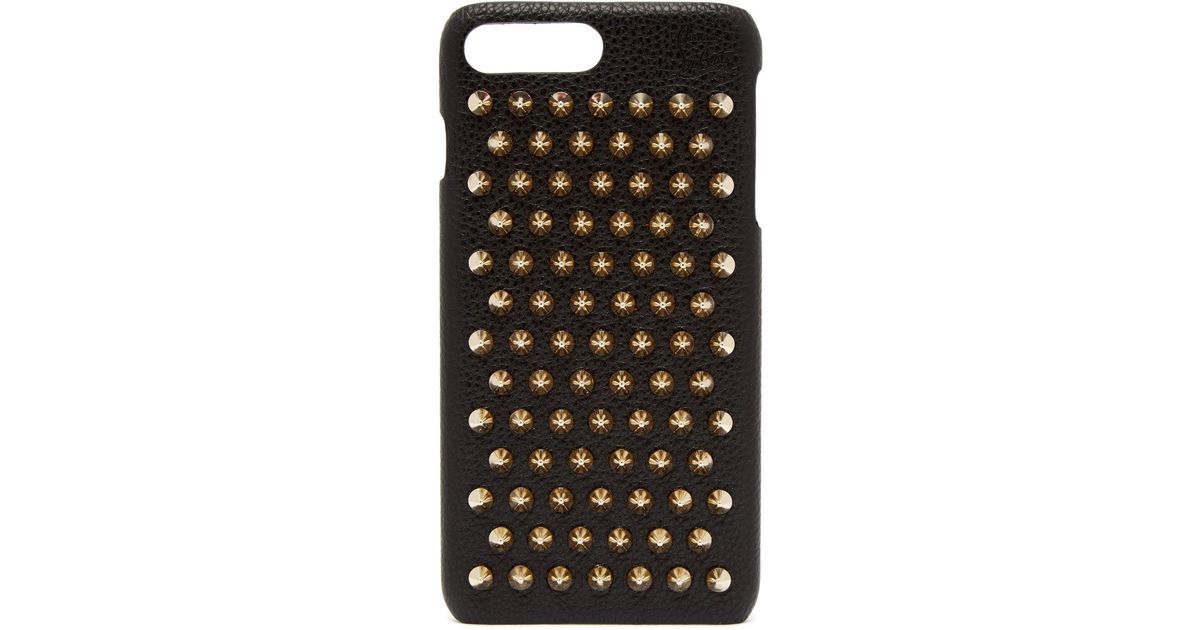 Christian Louboutin Loubiphone Spiked Textured-leather Iphone 7 